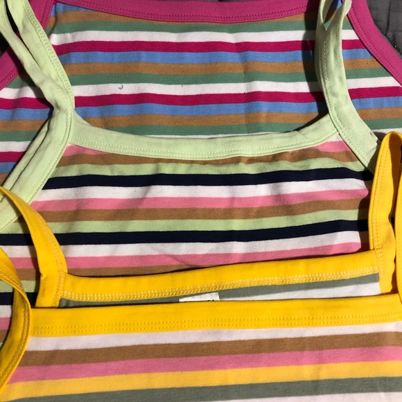 Y2K striped cami tank top (3) - Picture 1 of 4